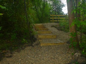 Silver Bell Angler Access Project - View from Paint Creek